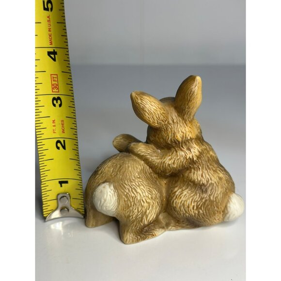 VTG 1978 HOMCO Bunny Rabbit 3.5 Forest Figurine Decor Porcelain Cute - Picture 7 of 7